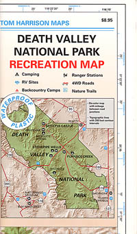 Death Valley Hiking Map