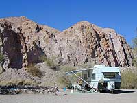 desert RV campers
