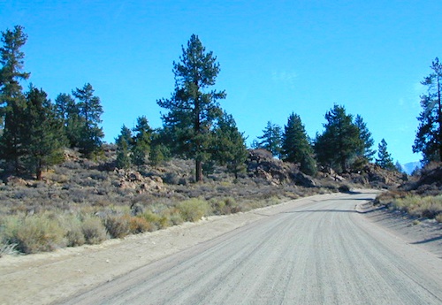 graded dirt road