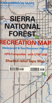 sierra National Forest map