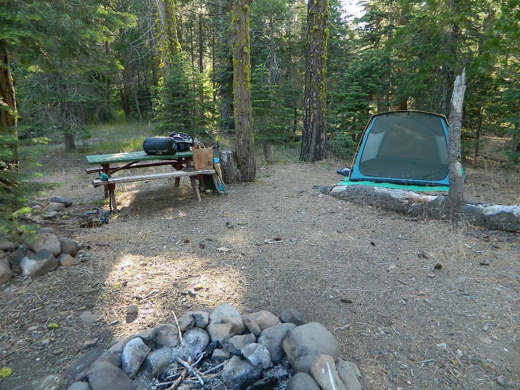 Lassen Camping for Free, Mill Creek @ 172