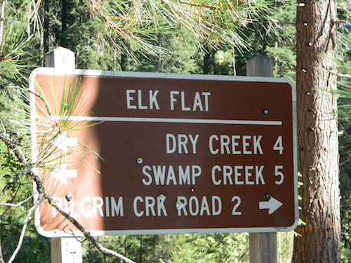 elk flat sign